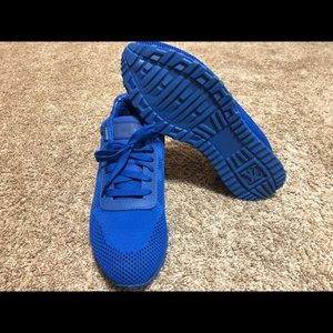 Men’s blue LV sneakers size 9
